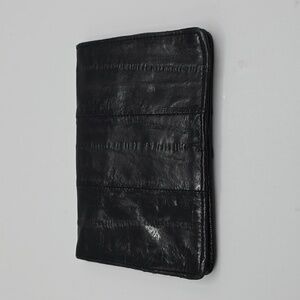 Black Eel Skin Wallet/Cardholder